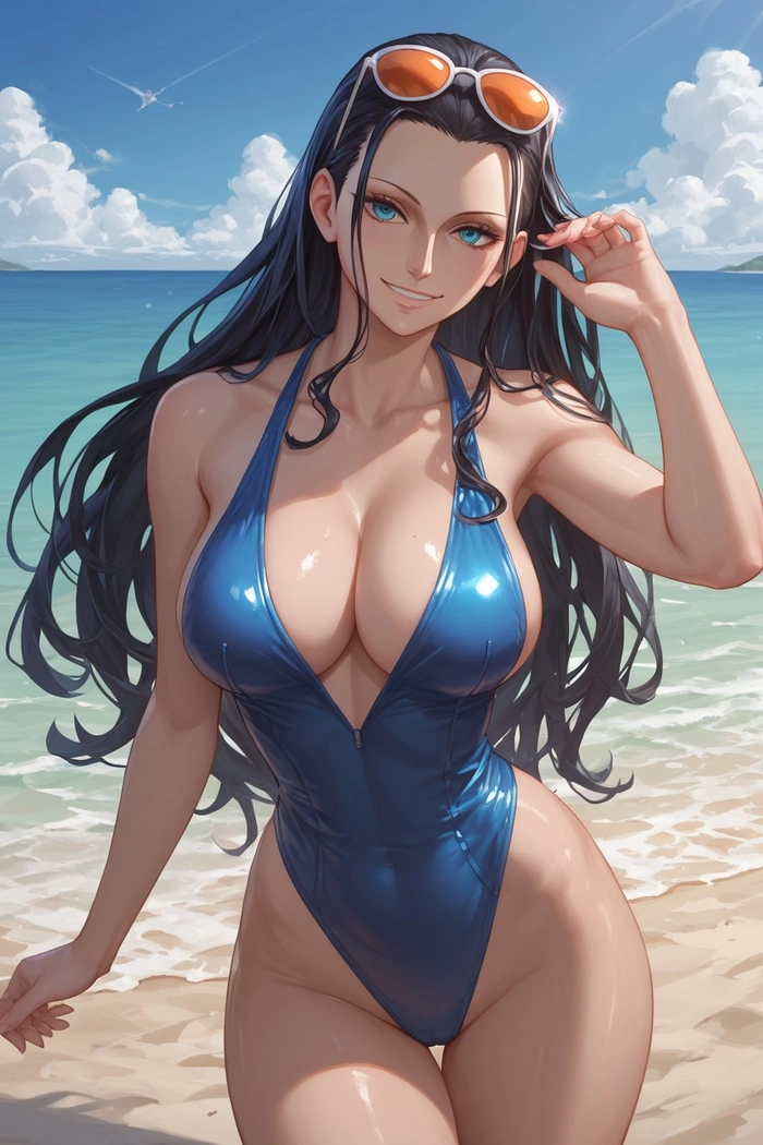 Hình ảnh Nico Robin mặc bikini quyến rũ