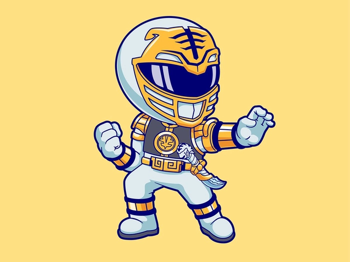 Hình ảnh Siêu Nhân Gao Bạc chibi cực chất