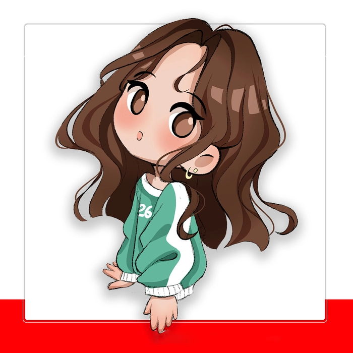 Hình ảnh Squid Game cute độc đáo