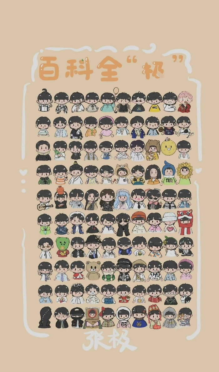 Hình ảnh TF Gia Tộc F3 chibi đẹp