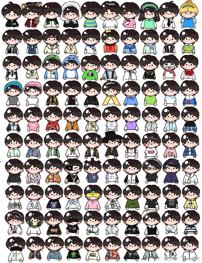 Hình ảnh TF Gia Tộc chibi đẹp