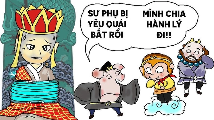 Hình ảnh Tây Du Ký chibi đáng yêu hết cỡ