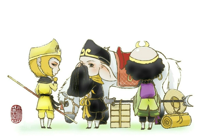 Hình ảnh Tây Du Ký chibi đẹp xinh