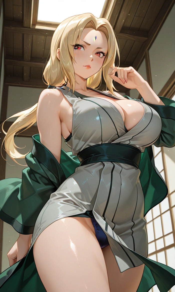 Hình ảnh Tsunade mạnh mẽ
