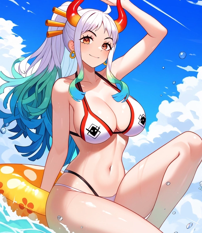 Hình ảnh Yamato tạo dáng sexy