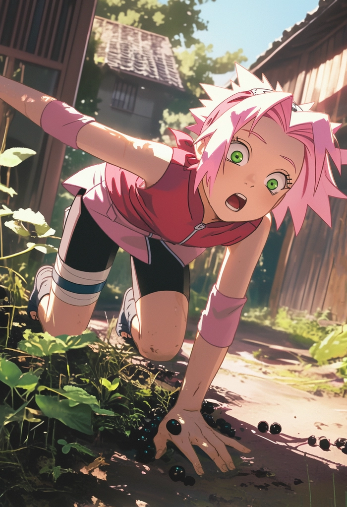 Hình ảnh anime Sakura Haruno hút mắt