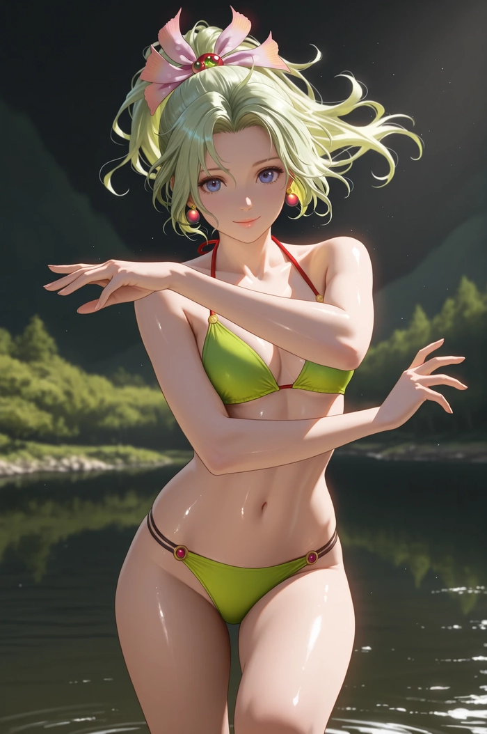 Hình ảnh anime gái xinh mặc bikini