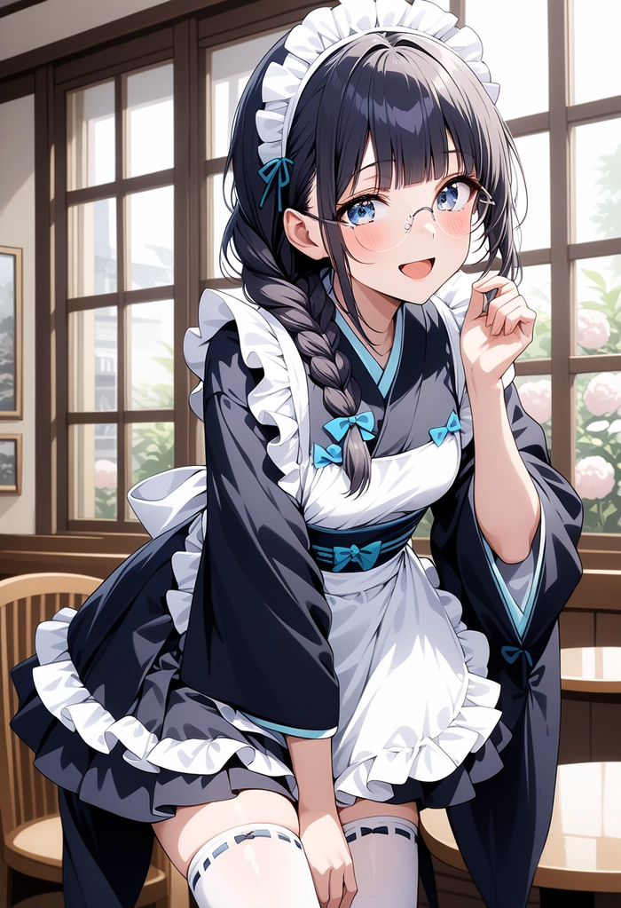 Hình ảnh anime hầu gái quyến rũ tinh tế