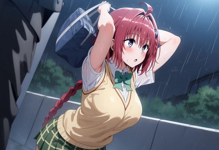 Hình ảnh anime học sinh nữ cuốn hút