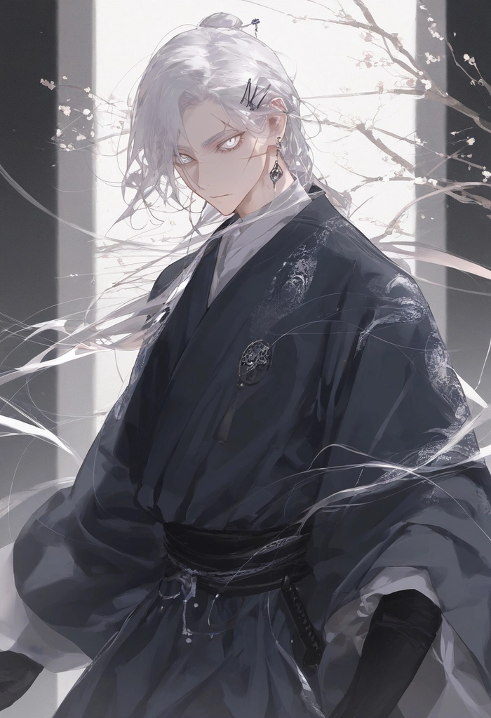 Hình ảnh anime nam cổ trang Trung Quốc mạnh mẽ