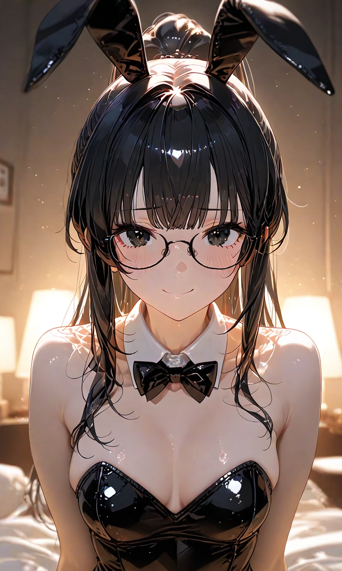 Hình ảnh anime nữ ngầu đeo kính cá tính