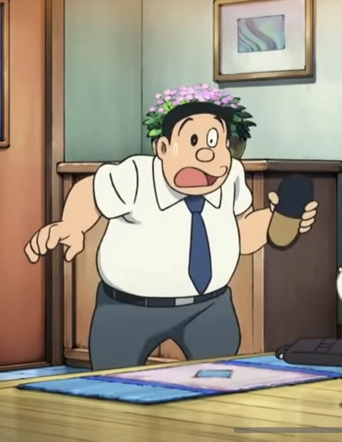 Hình ảnh bố Nobita hài hước