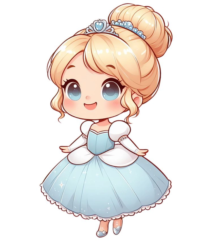 Hình ảnh chibi công chúa Disney đáng yêu