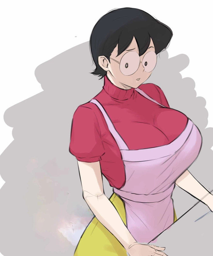 Hình ảnh mẹ Nobita hài hước