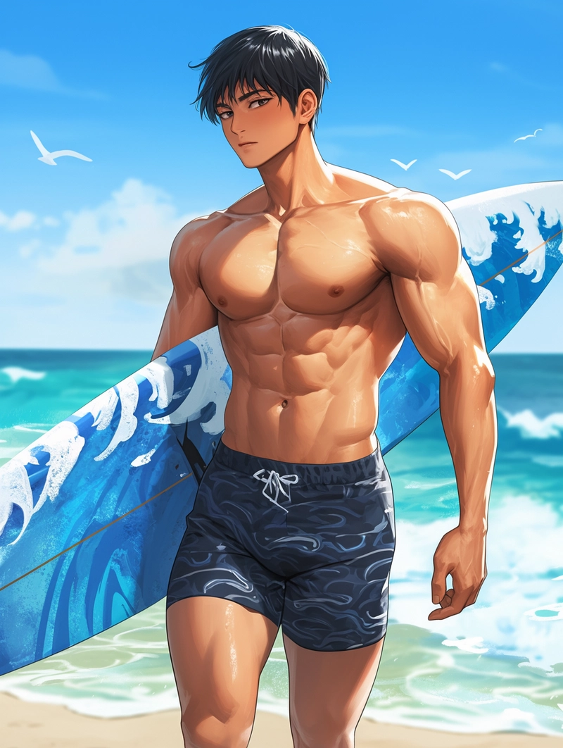 Hình ảnh trai đẹp 6 múi anime lạnh lùng