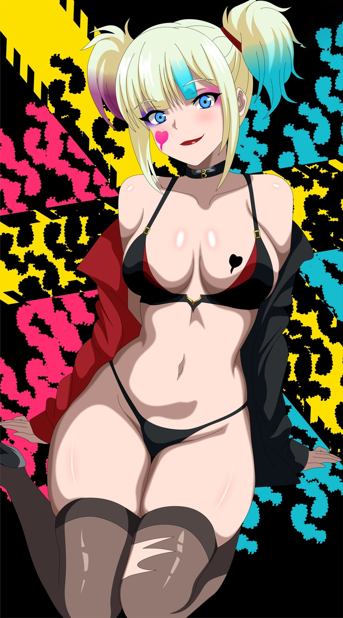 Hình anime Harley Quinn nóng bỏng quyến rũ