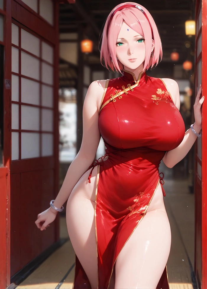 Hình anime Sakura Haruno lôi cuốn