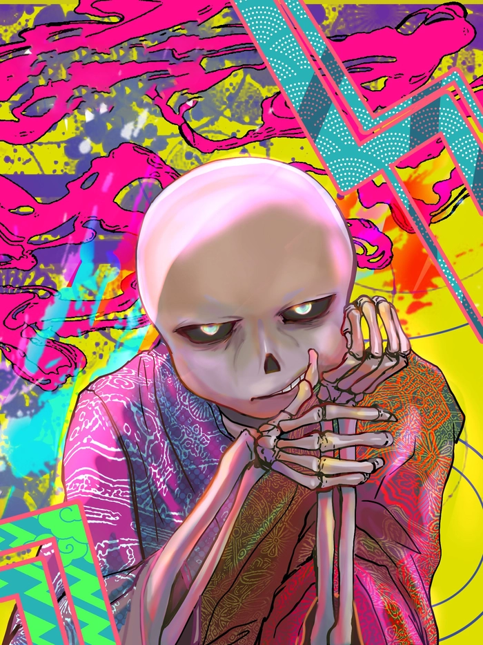 Hình anime Sans đậm chất ngầu