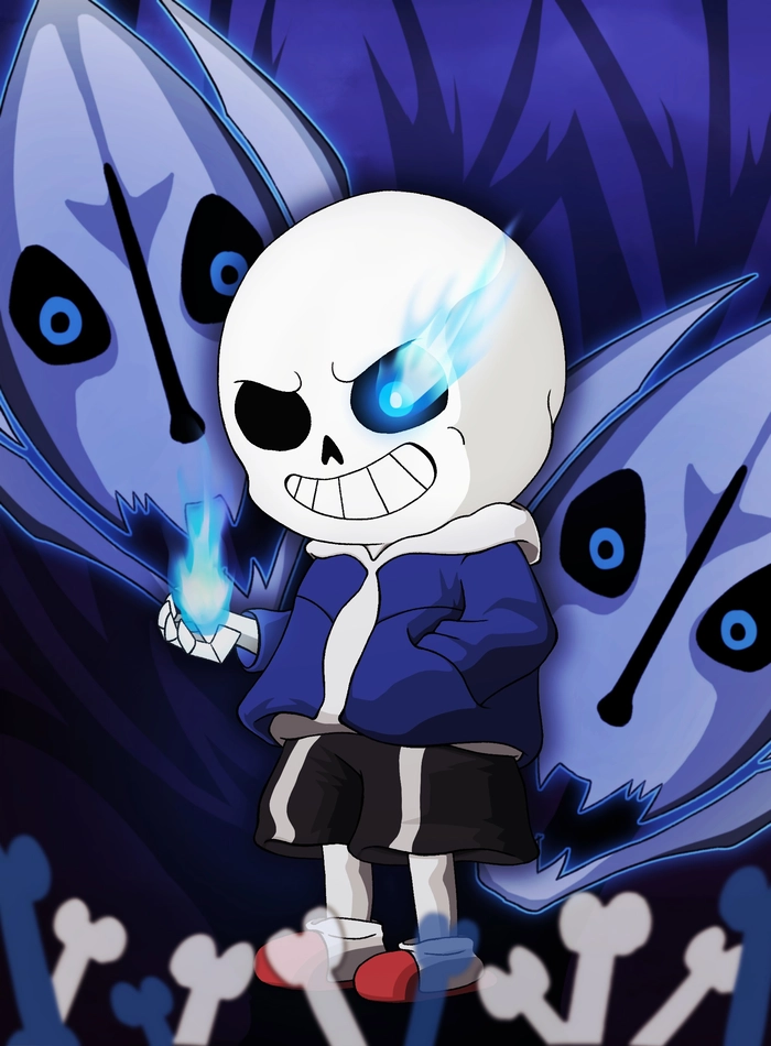 Hình anime Sans lạnh lùng