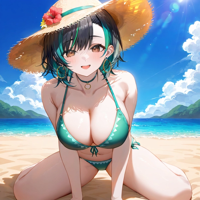 Hình bikini anime mềm mại và sexy