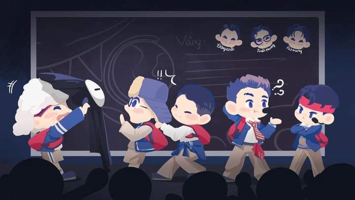 Hình chibi Anh Trai Vượt Ngàn Chông Gai dễ thương