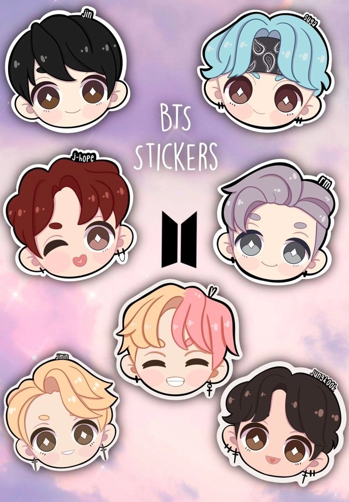 Hình chibi BTS cute đáng yêu