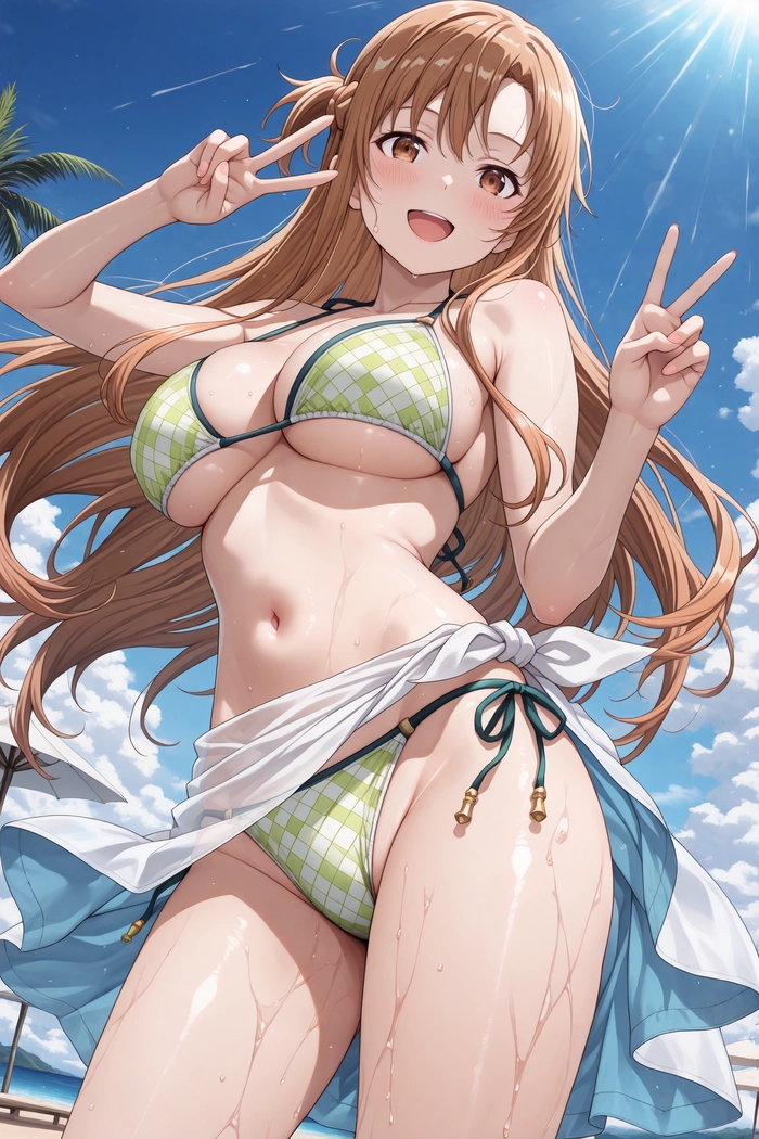 Hình gái anime bikini sexy