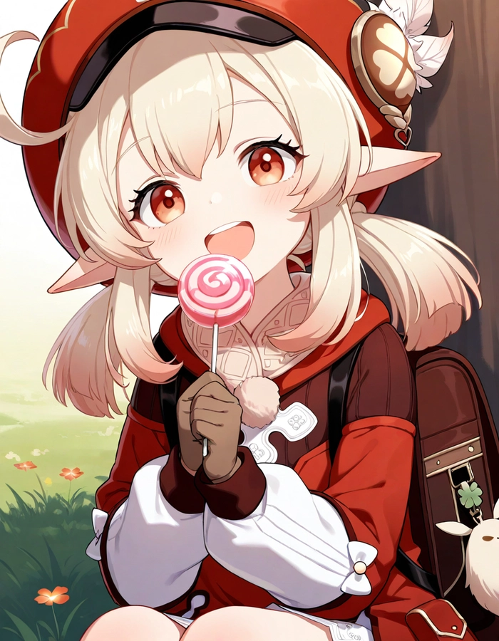 Hình nền Klee anime girl cực dễ thương