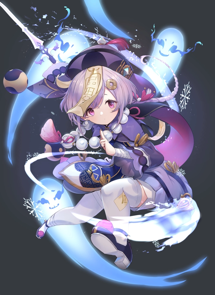 Hình nền Qiqi cute ngộ nghĩnh