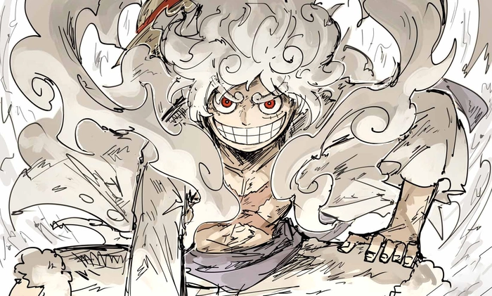 Hình nền anime Luffy Gear 5 đẹp