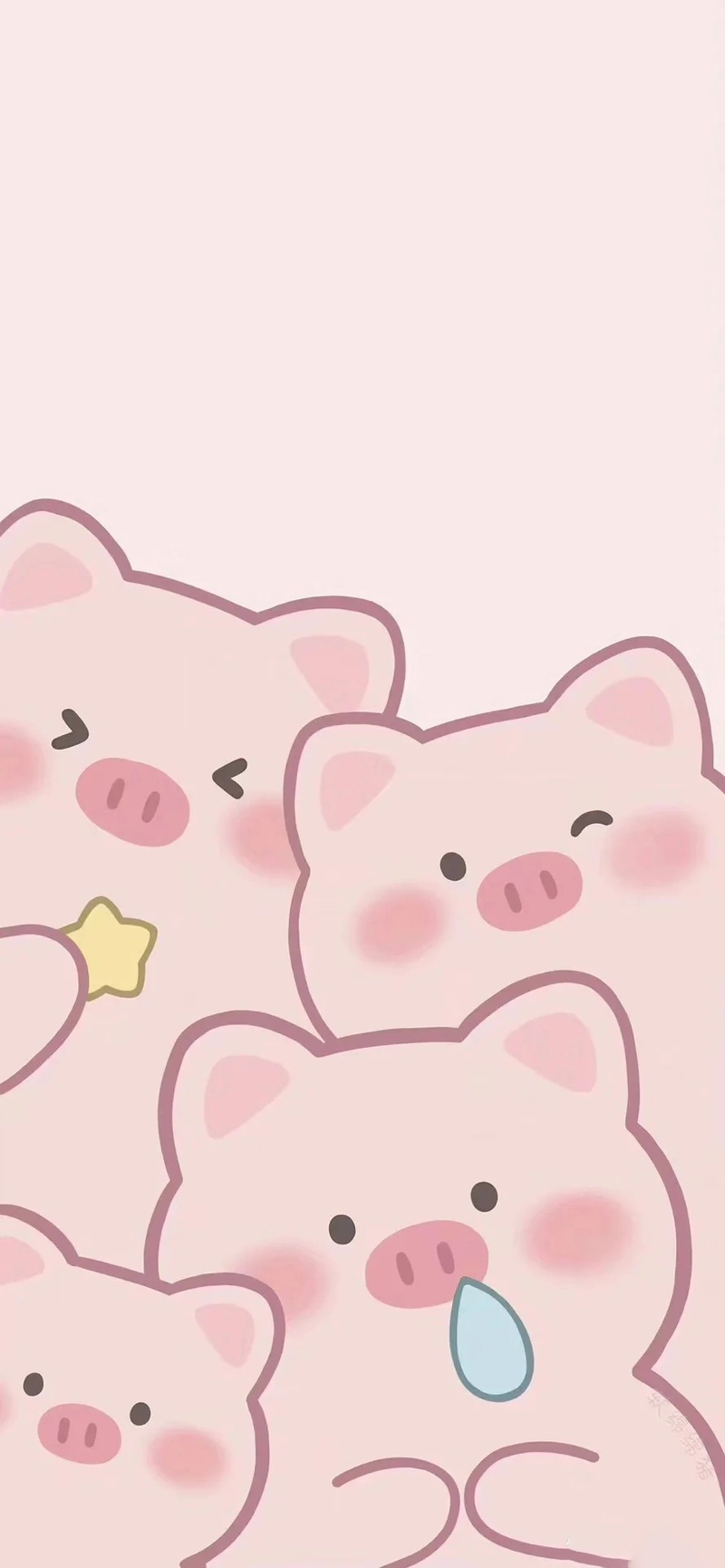 Hình nền con lợn dễ thương
