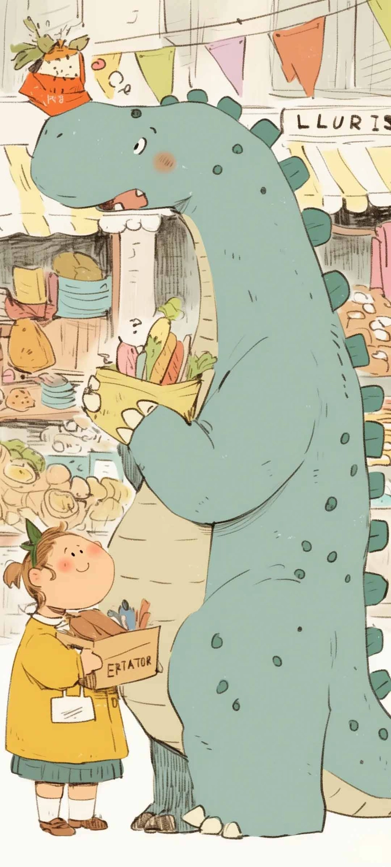 Hình nền điện thoại khủng long đẹp và cute