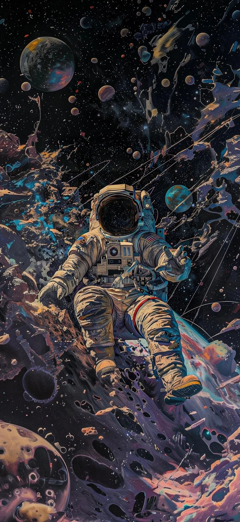 Hình nền điện thoại phi hành gia 4k