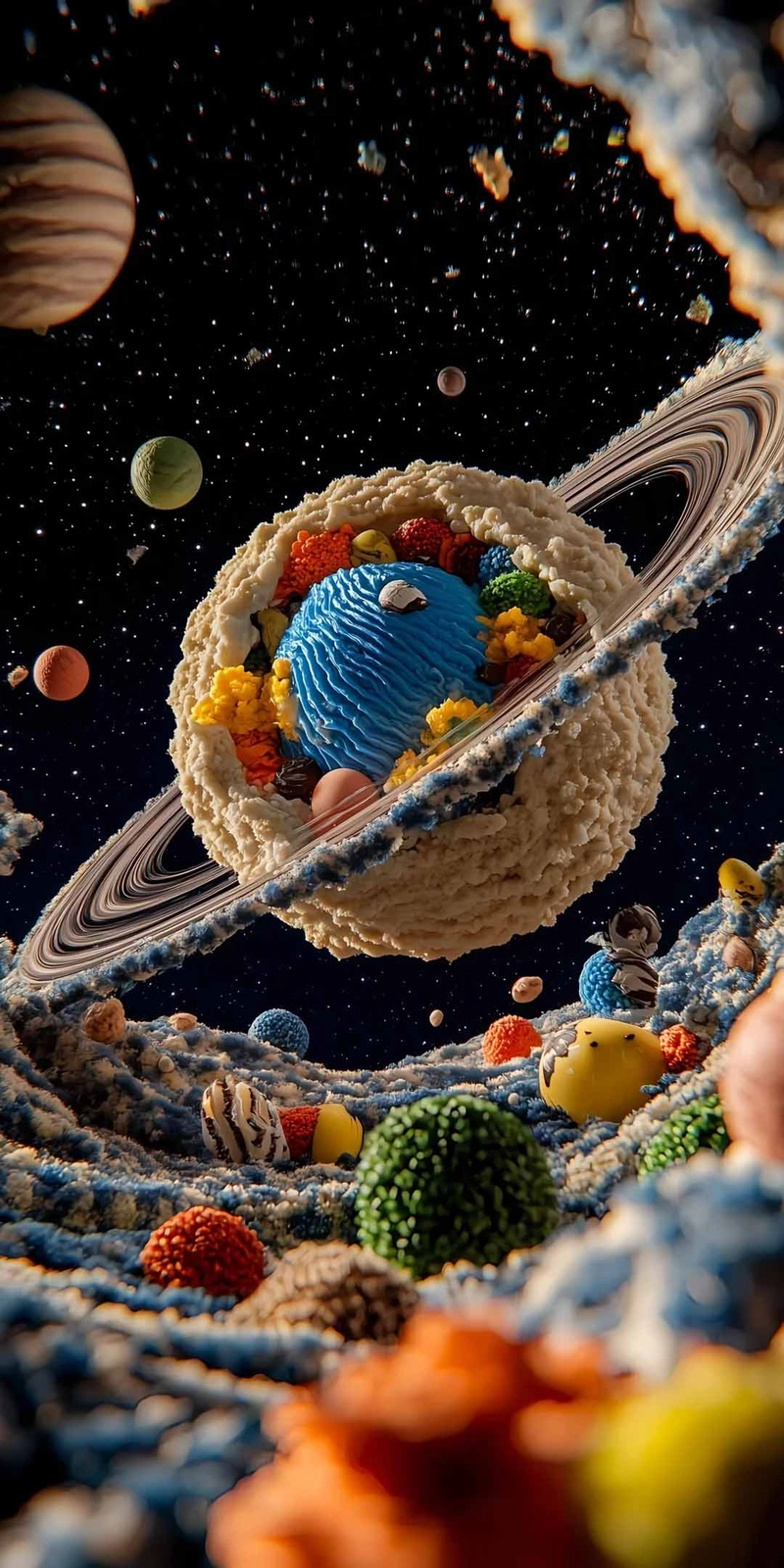 Hình nền động vũ trụ rực rỡ