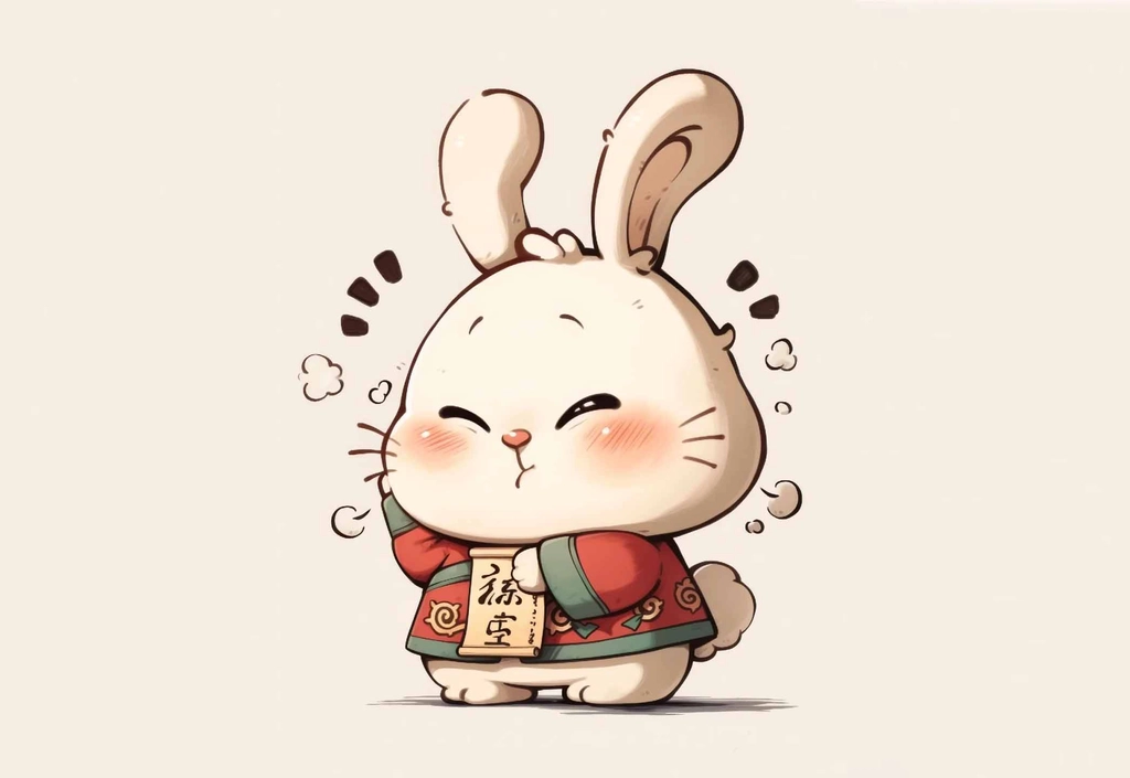 Hình nền máy tính con thỏ anime cute