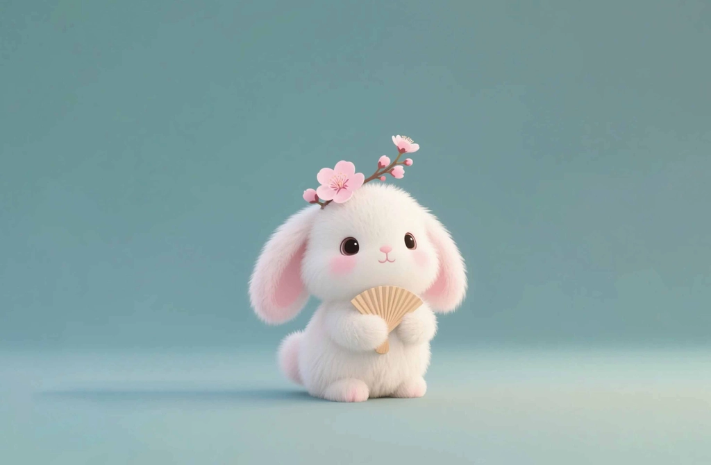 Hình nền máy tính con thỏ đáng yêu