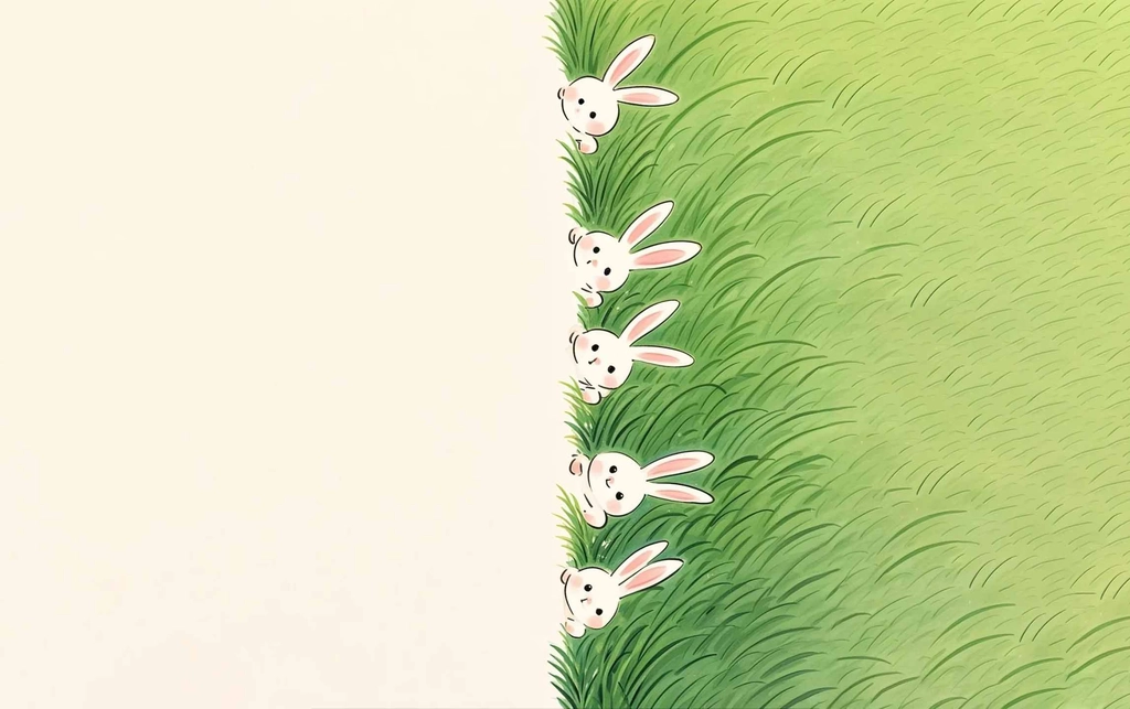 Hình nền máy tính con thỏ siêu cute