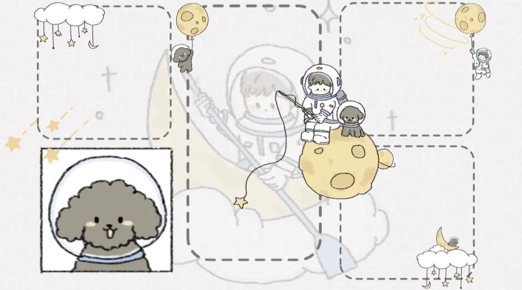 Hình nền máy tính phi hành gia anime