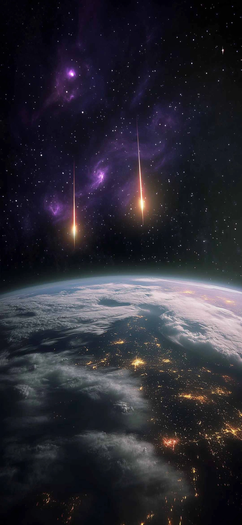 Hình nền vũ trụ huyền ảo lung linh