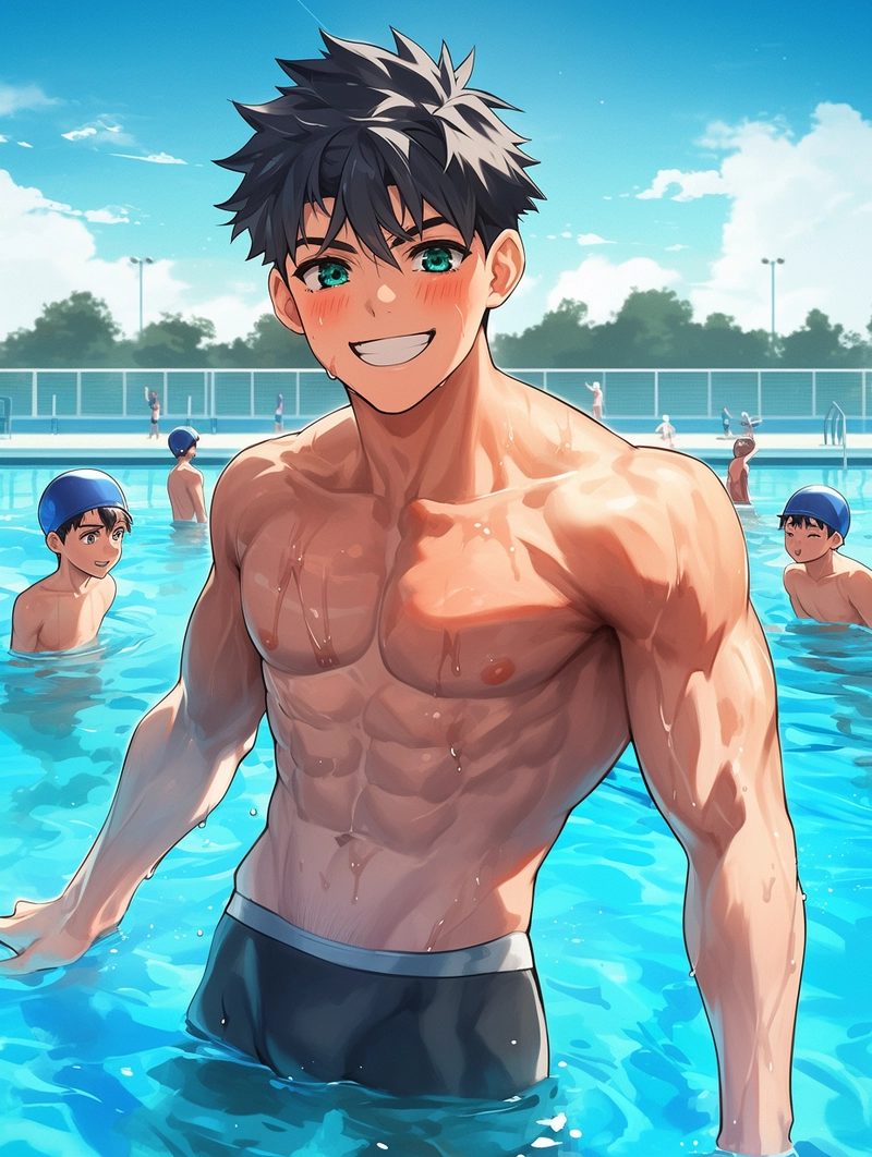 Hình trai 6 múi anime chuẩn visual