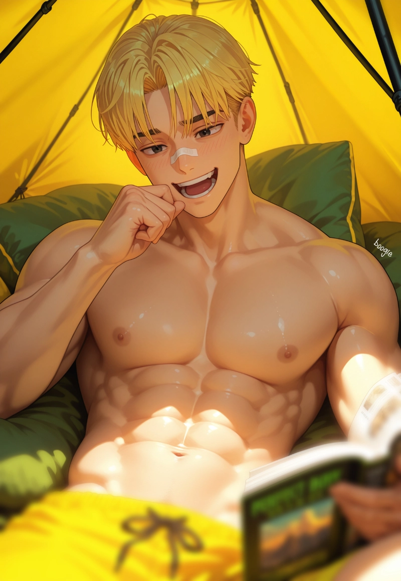 Hình trai đẹp 6 múi anime lôi cuốn