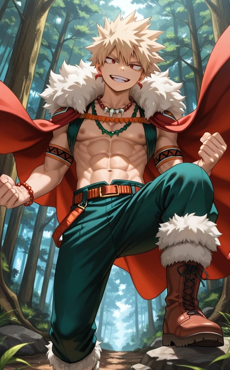 Hình trai đẹp 6 múi anime thần thái