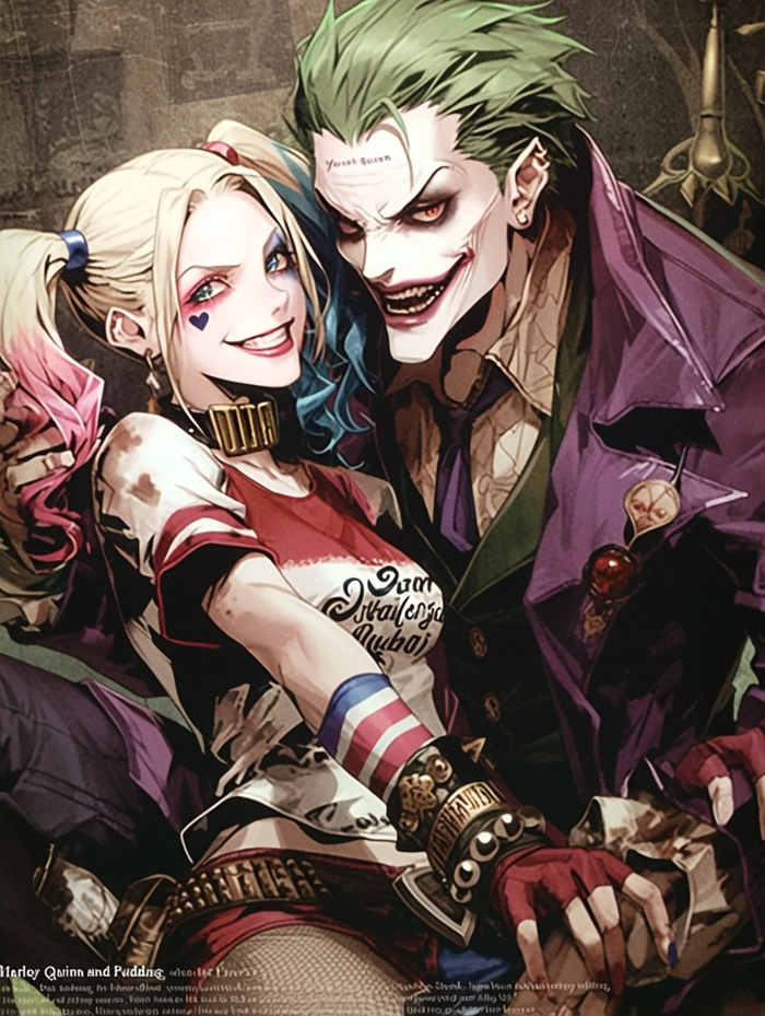 Joker và Harley Quinn phong cách