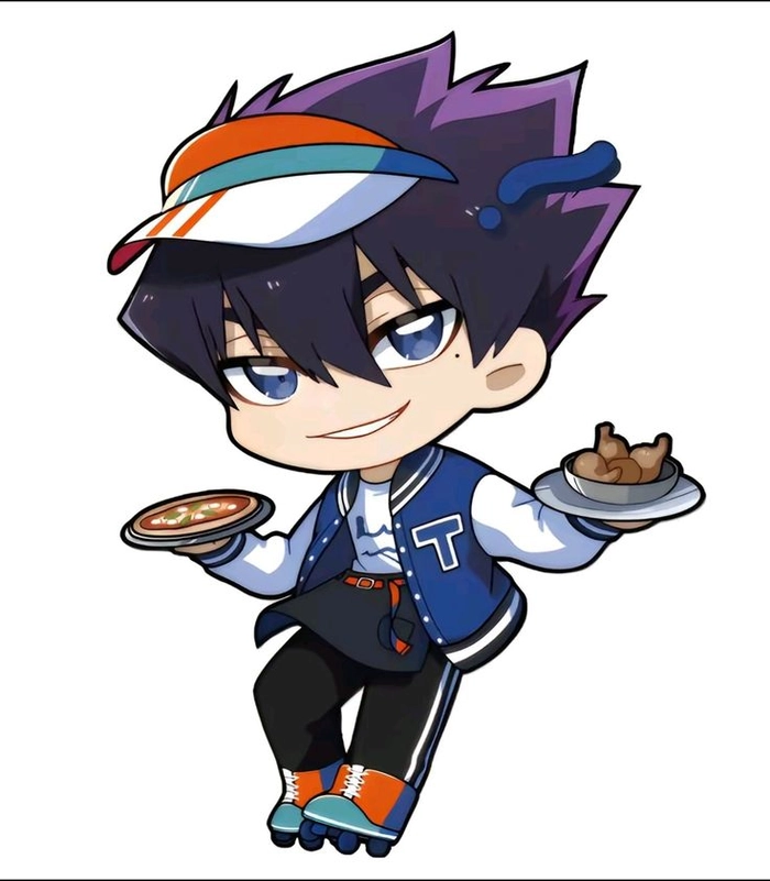 Karasu Tabito chibi sáng tạo