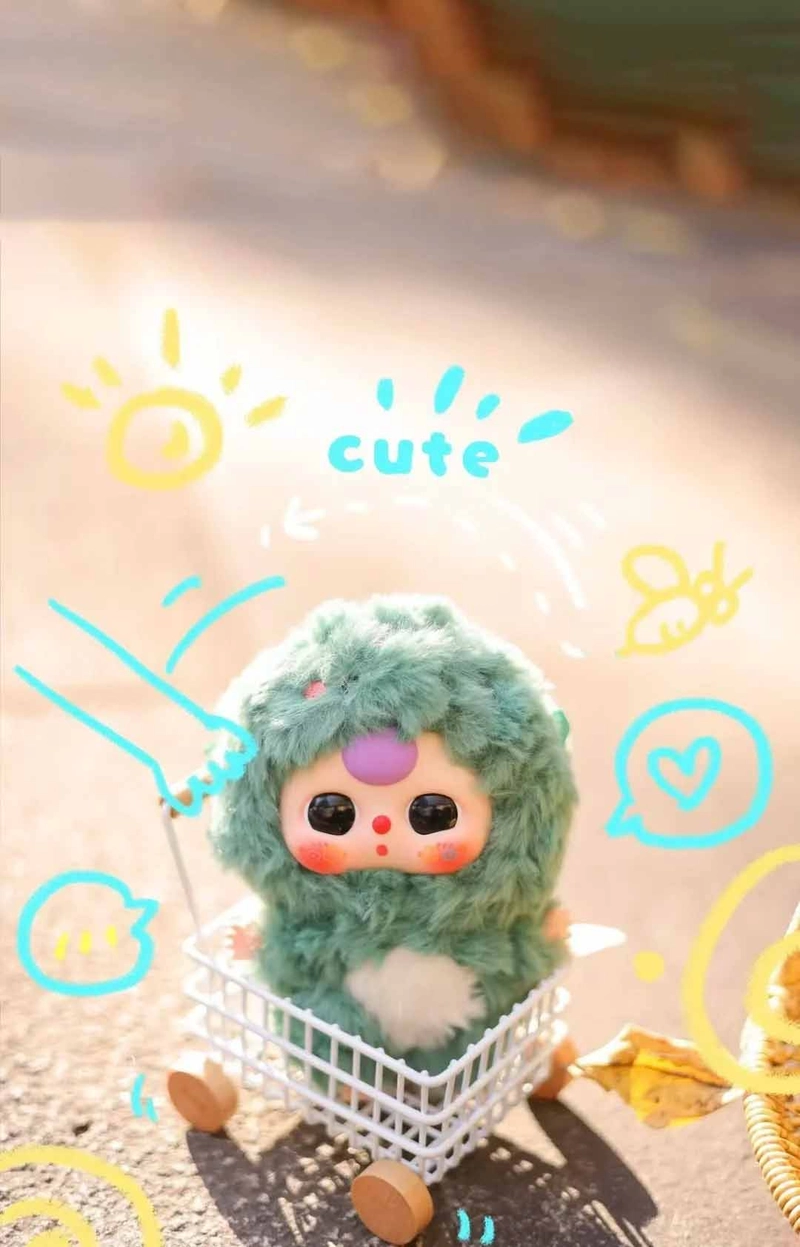 Mẫu hình nền Baby Three 3D cute độc đáo cho di động