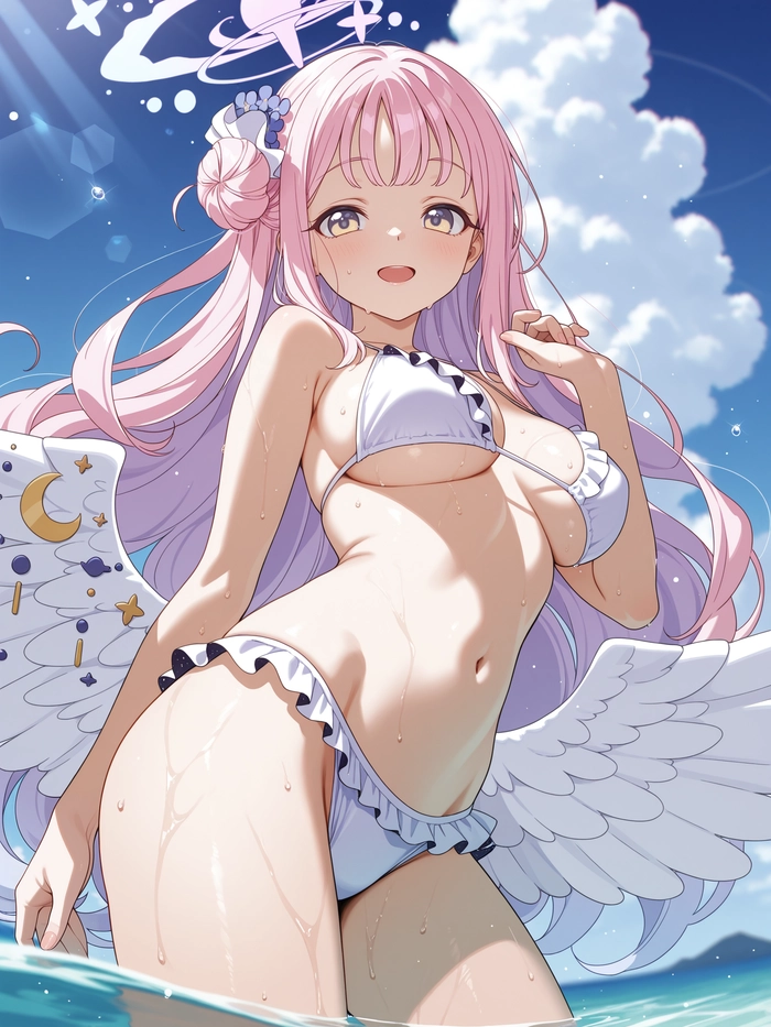 Misono Mika Blue Archive trang phục gợi cảm