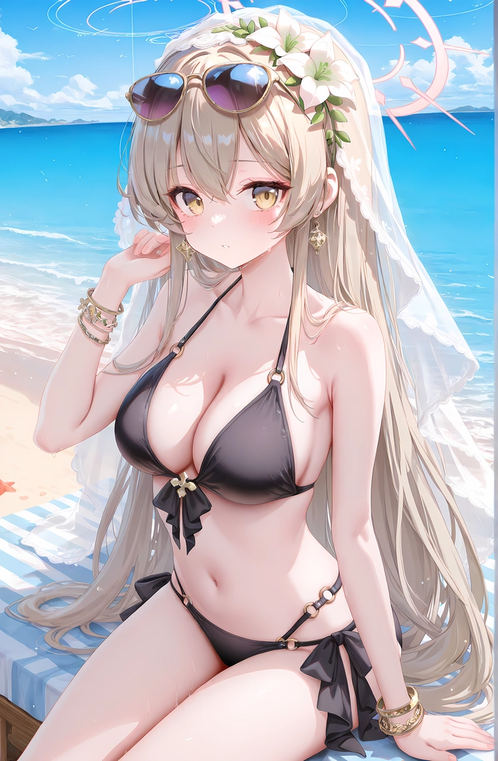 Nagisa Kirifuji fanart sexy bikini