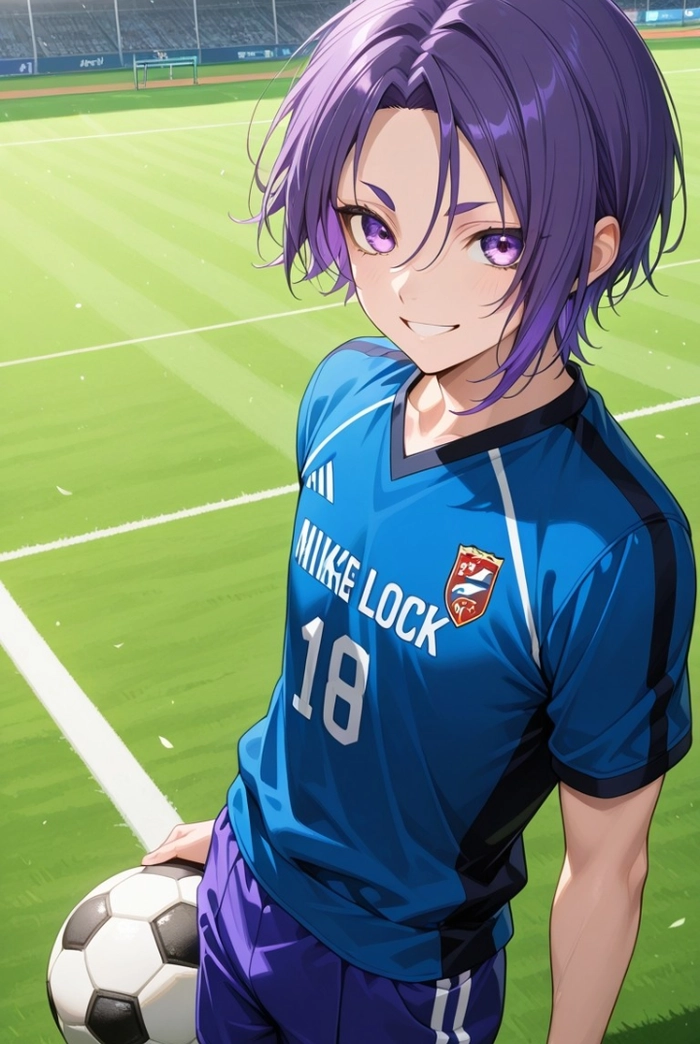 Reo Mikage cười tỏa sáng