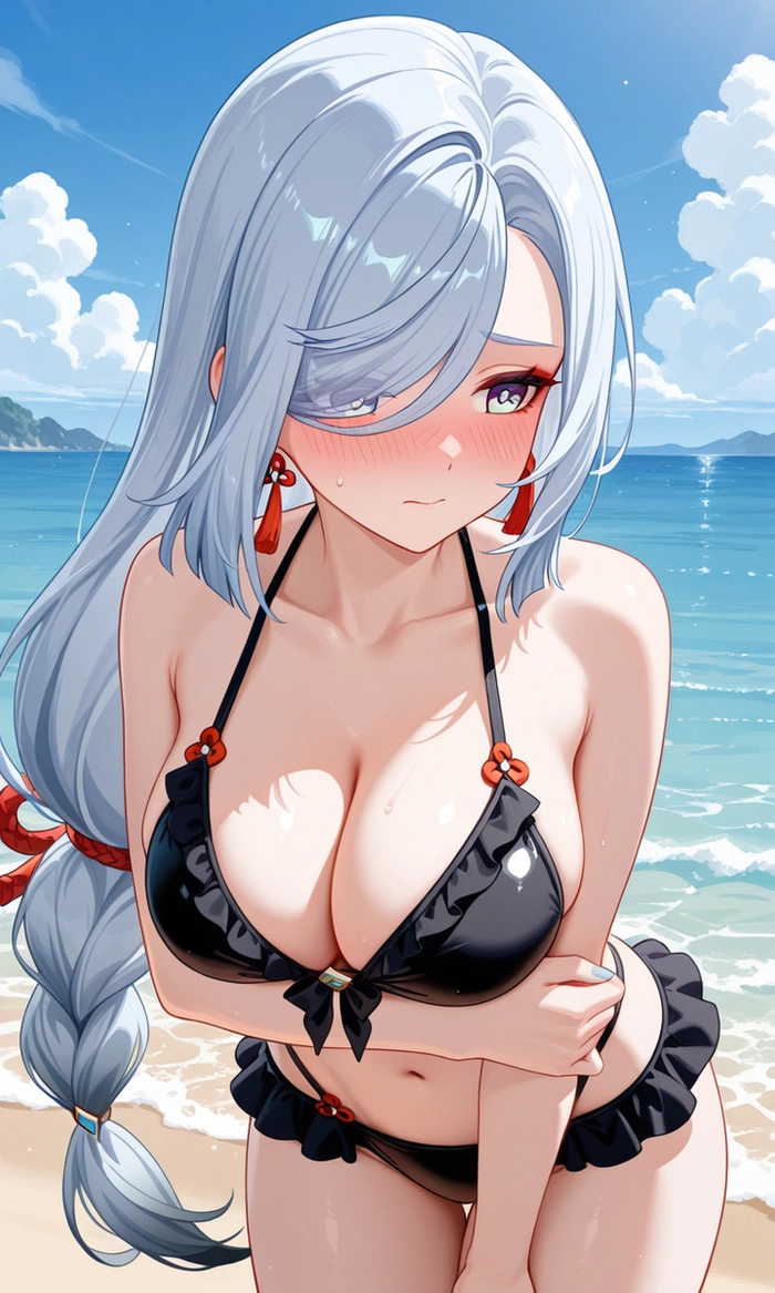 Shenhe anime cuốn hút