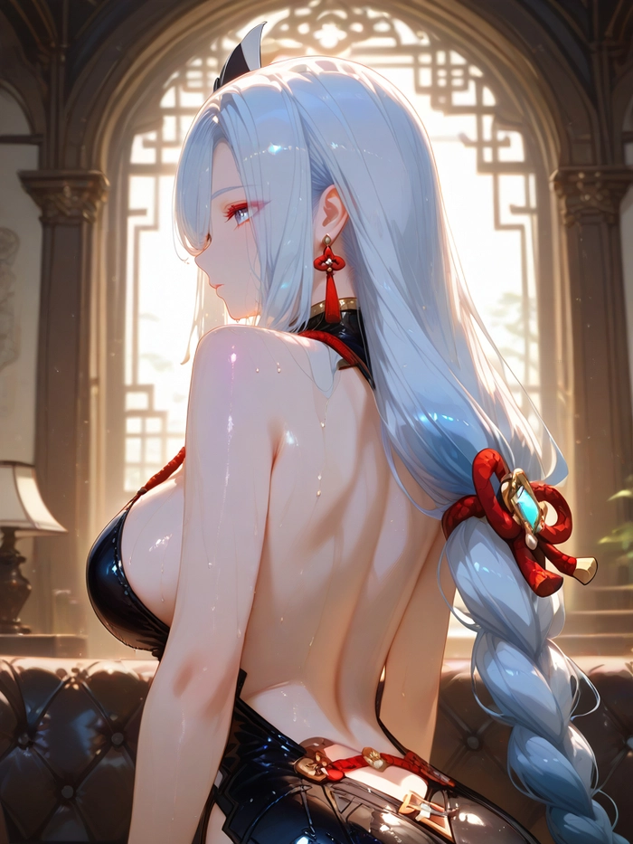 Shenhe anime tuyệt đẹp